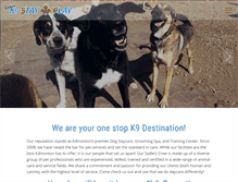 Tablet Screenshot of k9stayandplay.com